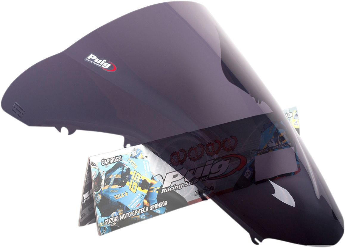 Race Windscreen - 15-3/8\" - Dark Smoke - VFR800F 2002 - 2013