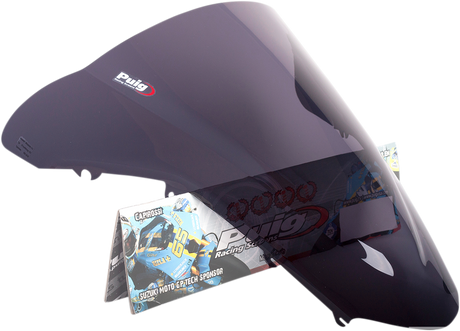 Race Windscreen - 15-3/8\" - Dark Smoke - VFR800F 2002 - 2013