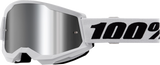 Strata 2 Junior Goggle - White - Silver Mirror