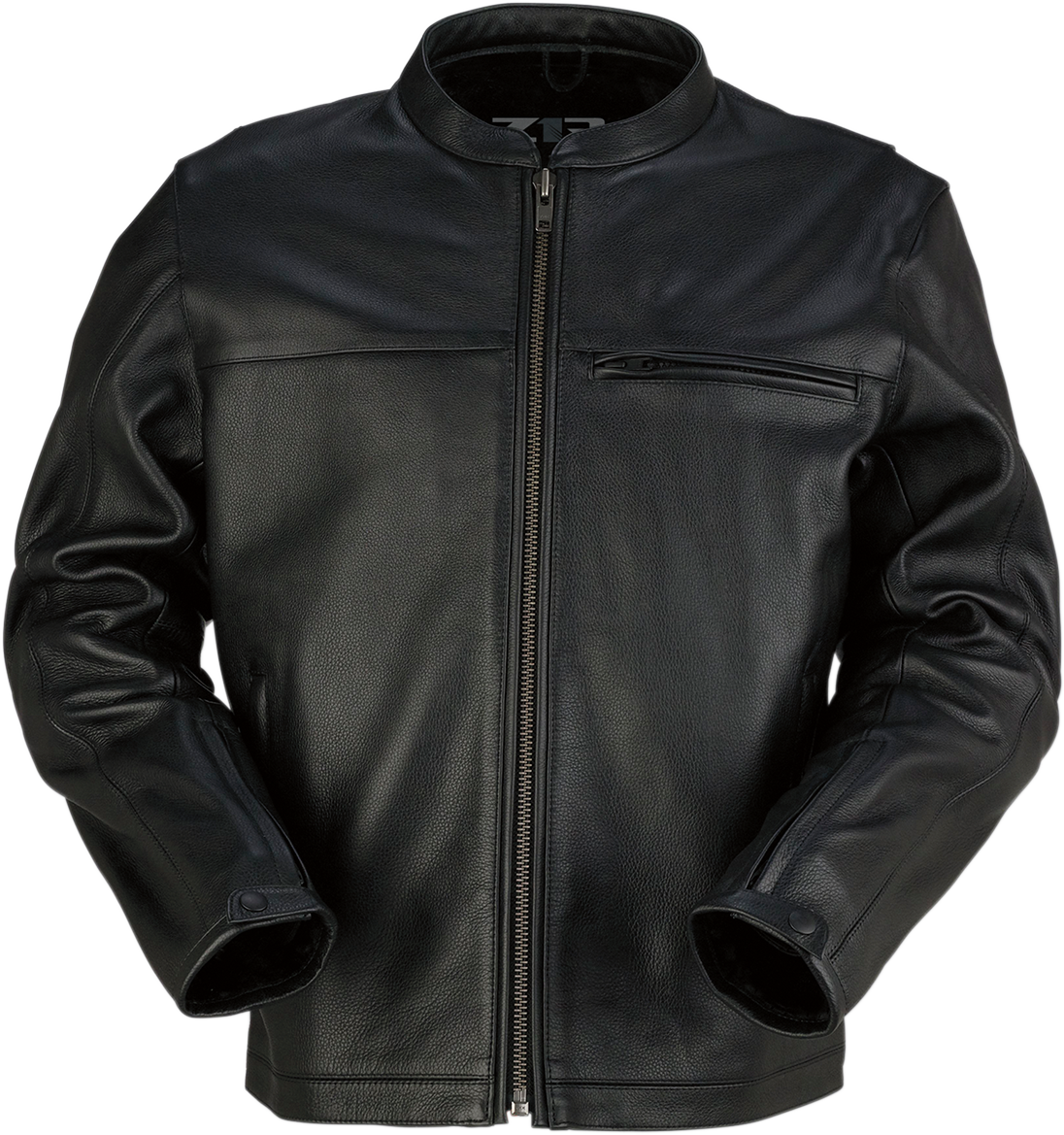 Munition Leather Jacket - Black - Large