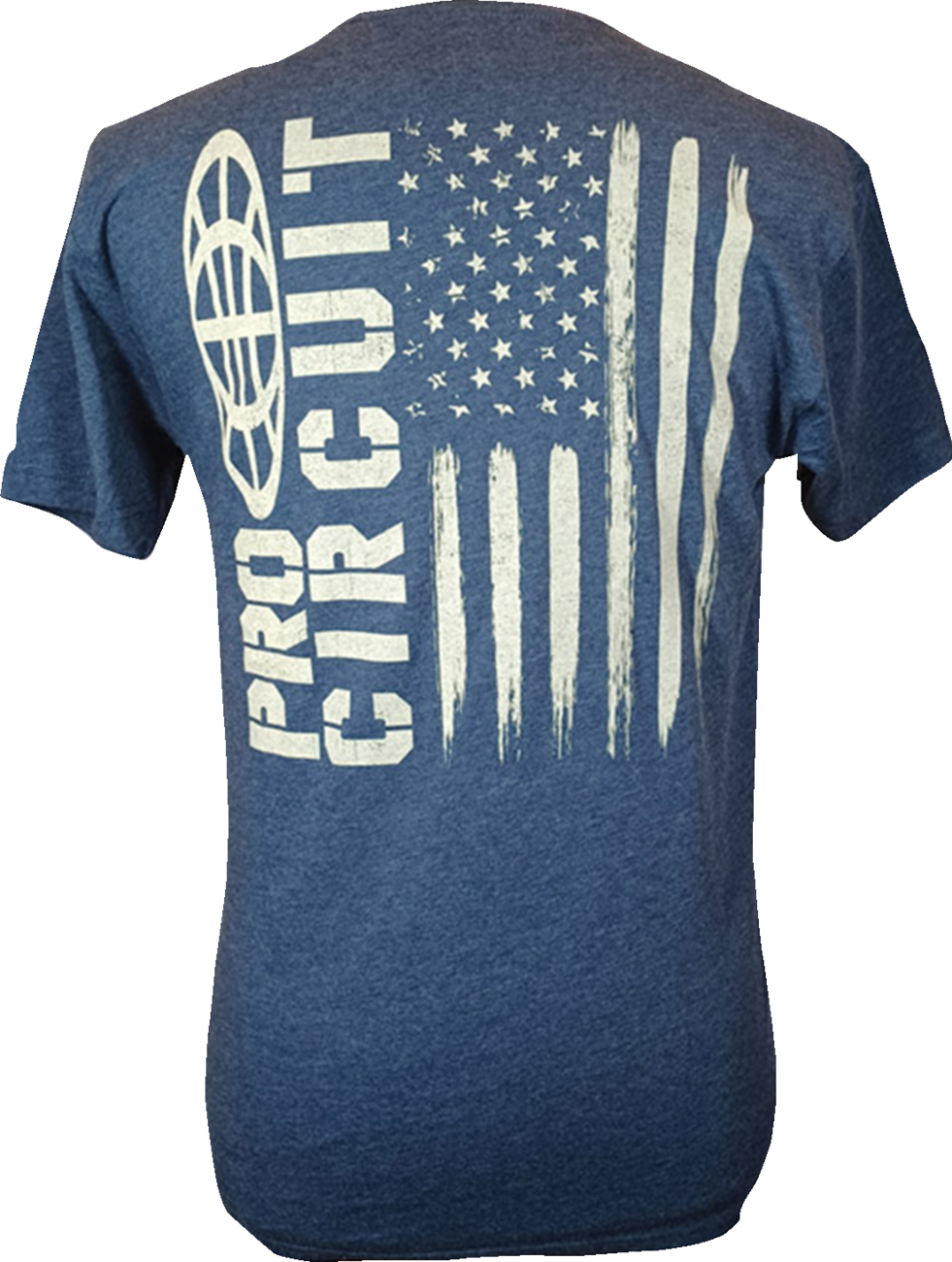 Logo Flag T-Shirt - Heather Navy - 2XL