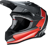 Youth F.I. Helmet - Fractal - MIPS® - Matte Black/Red - Medium