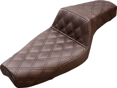 Step-Up Seat - Full Lattice Stitch - Brown - XL 1977 - 2003