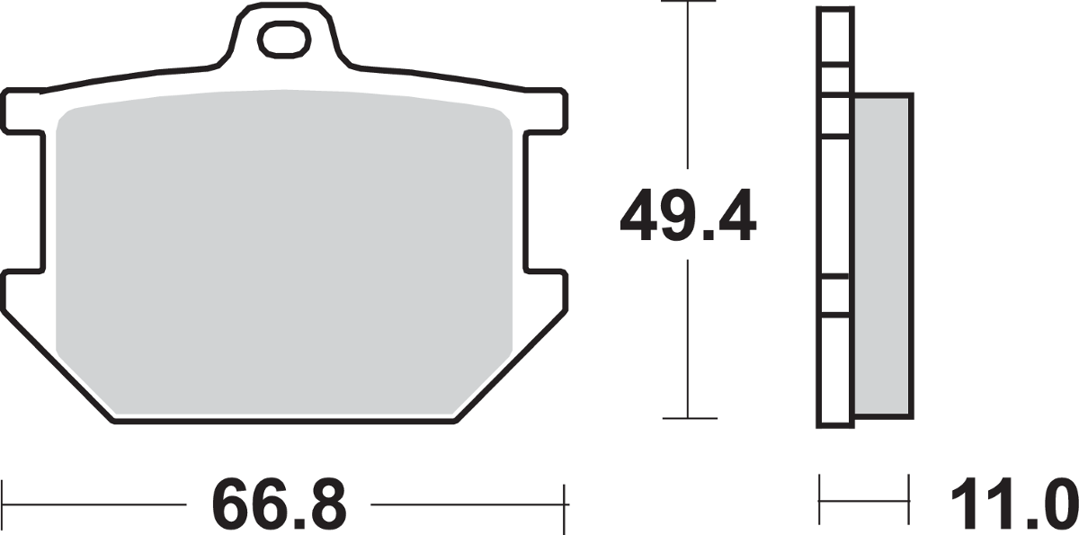 HF Brake Pads - XS 360 1976 - 1986