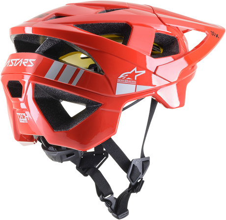 Vector Tech Helmet - Bright Red/Light Gray Glossy - MIPS® - Small