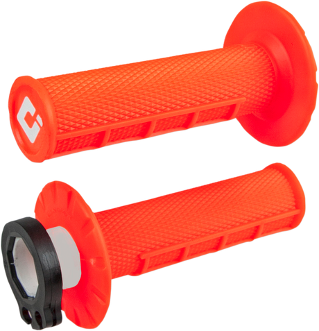 Grips - MX - Half Waffle - Fluorescent Orange 1989 - 2023