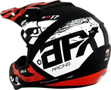 FX-17Y Helmet - Attack - Matte Black/Red - Medium