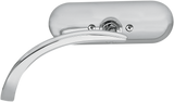 Mirror - Micro - Mini - Side View - Oval - Chrome - Right