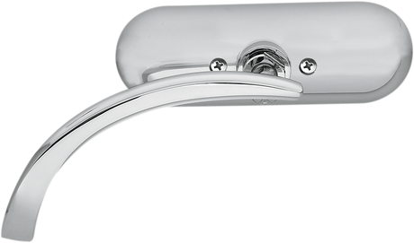 Mirror - Micro - Mini - Side View - Oval - Chrome - Left