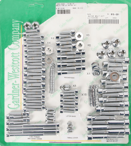 Bolt Kit - Motor Set - Socket-Head - FXD 2006 - 2017