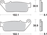 HS Brake Pads - 627HS 1989 - 1992