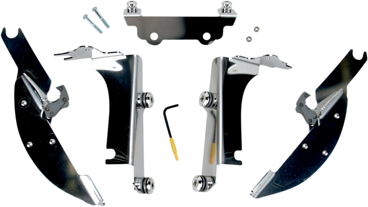 Batwing Trigger Lock Mounting Kit - VN 1500 - Polished 1996 - 2005