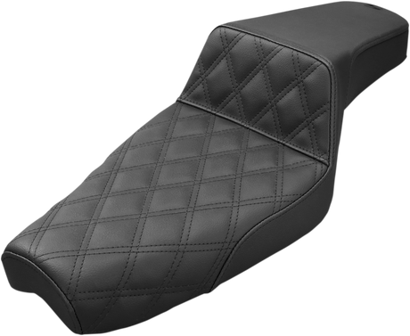 Step-Up Seat - Front Lattice Stitch - Black - XL 1977 - 2003