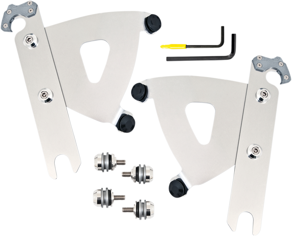 Road Warrior Trigger-Lock Mounting Kit - Polished - FLSTF 2000 - 2017