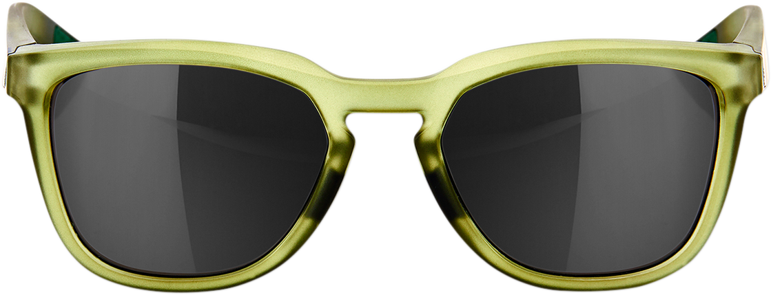 Hudson Sunglasses - Olive - Black Mirror