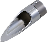 Family Jewel Exhaust Tip - Chrome - Scalloped 1999 - 2012