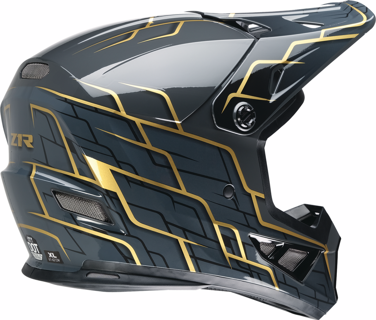 Rise 2.0 Helmet - Hyacinth - Black/Gold - 2XL