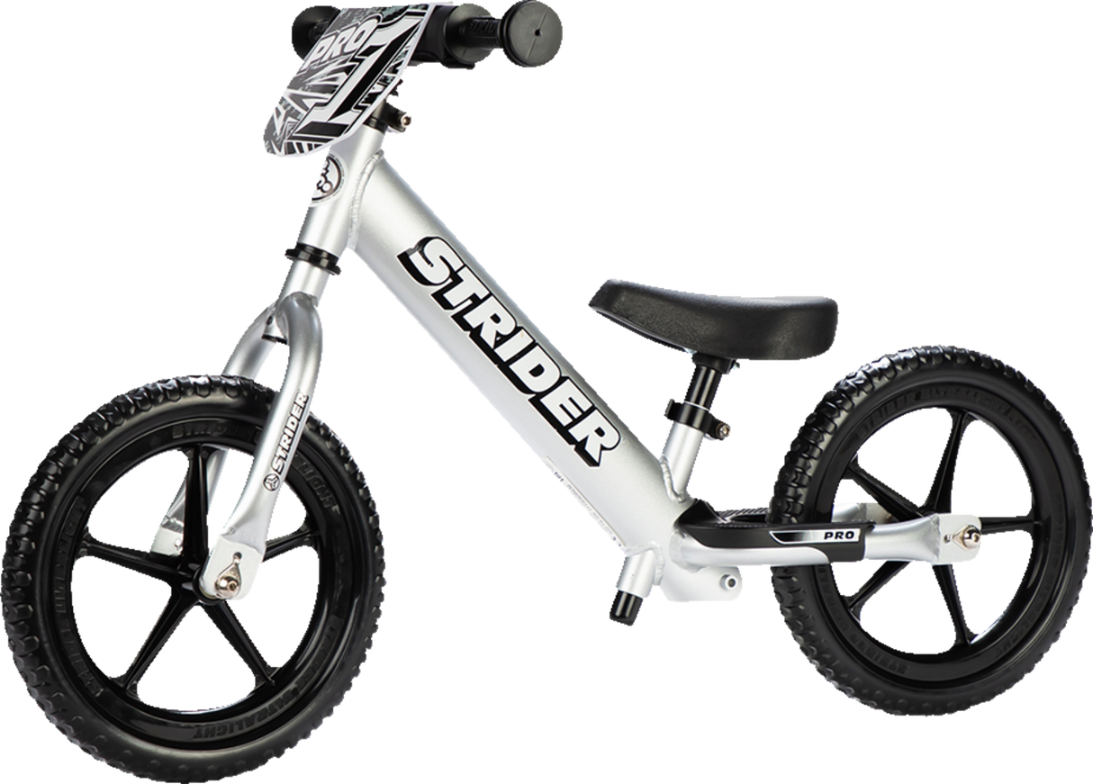 12\" Pro Balance Bike - Silver