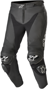 Track v2 Leather Pants - Black - US 30 / EU 46