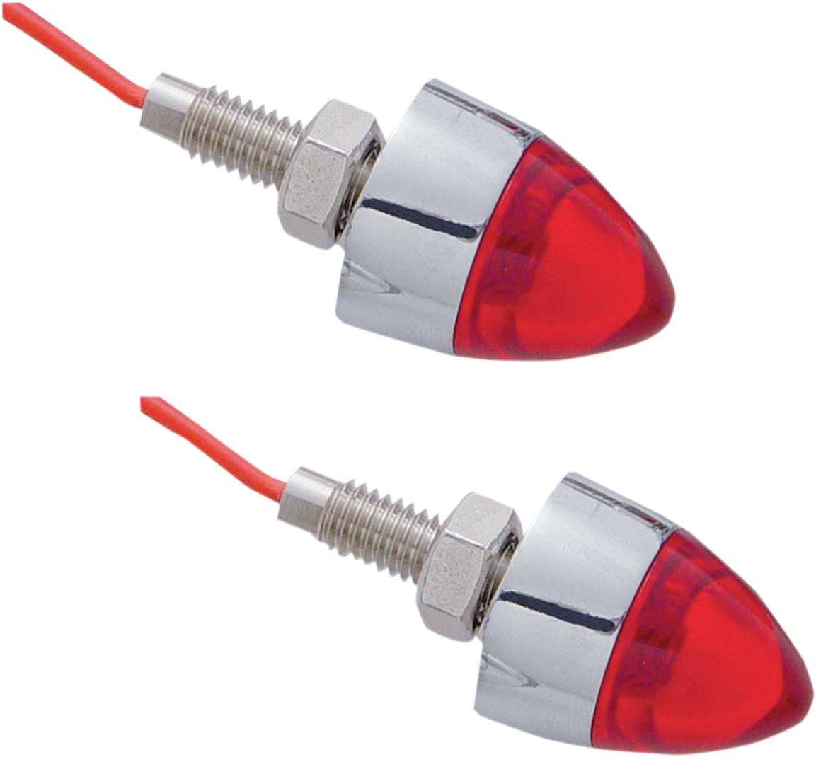 Bullet Mini Marker Lights - Red