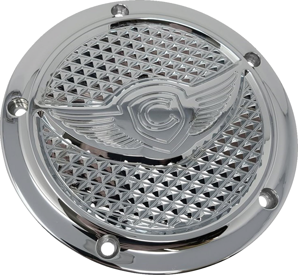 Derby Cover - 5-Hole - Diamondback - Chrome 1999 - 2018