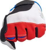 Moto Gloves - Red/White/Blue - XL