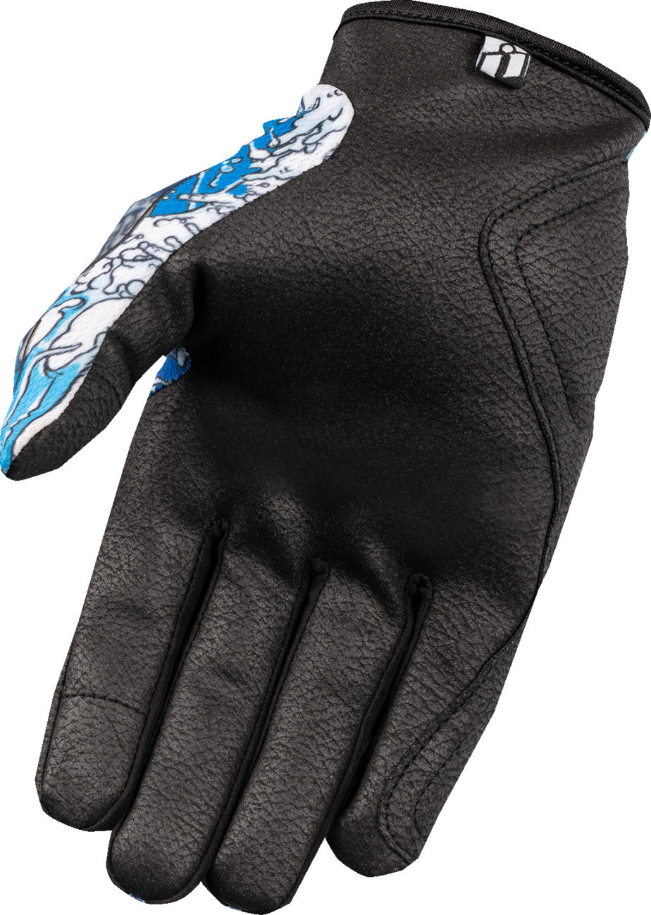 Hooligan™ Dino Fury Gloves - Blue - Large