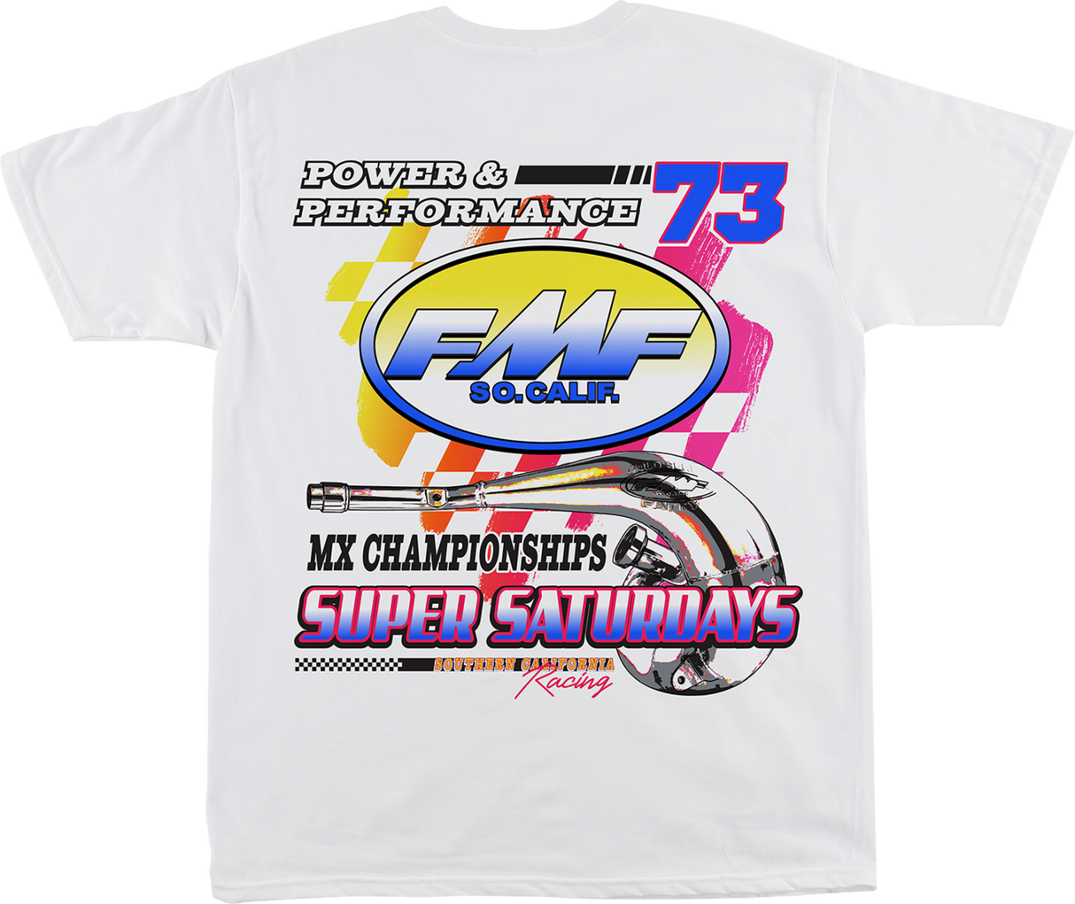 Exhaust 500 T-Shirt - White - Small