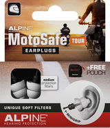 MotoSafe Earplugs - Tour - 6 Pack