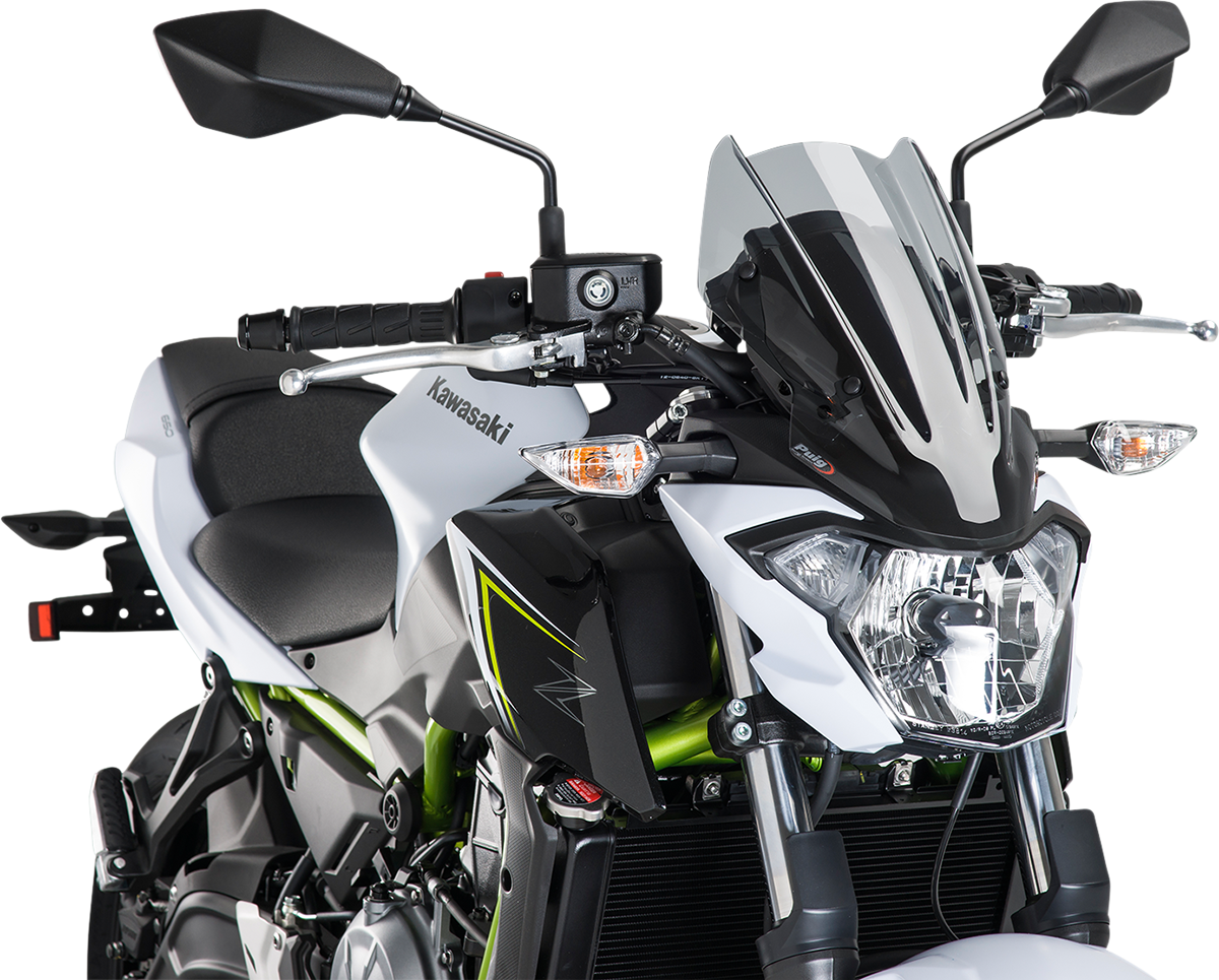 New Generation Windscreen - 13-3/8\" - Smoke - Kawasaki 2017 - 2019