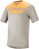 Drop 4.0 Jersey - Short-Sleeve - Gray/Orange - Small