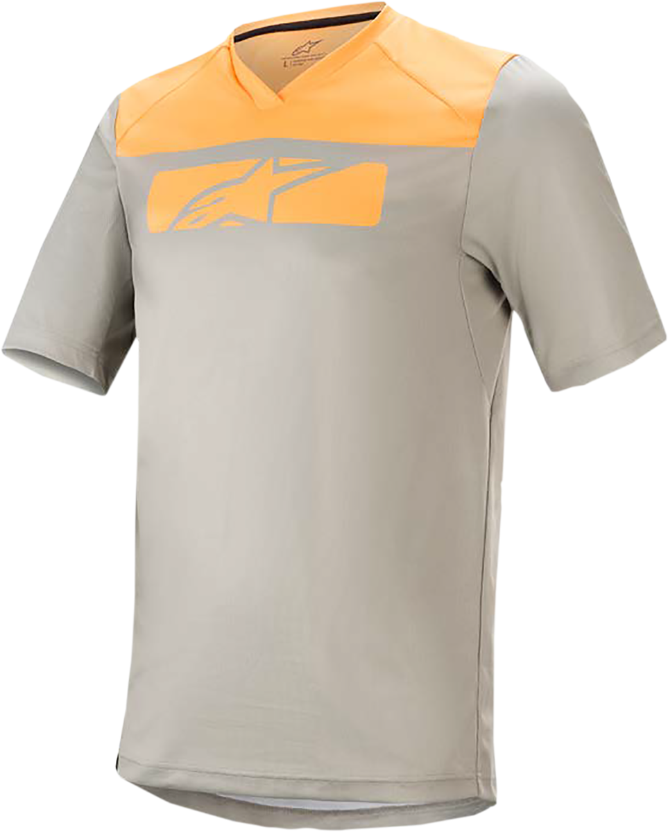 Drop 4.0 Jersey - Short-Sleeve - Gray/Orange - XL