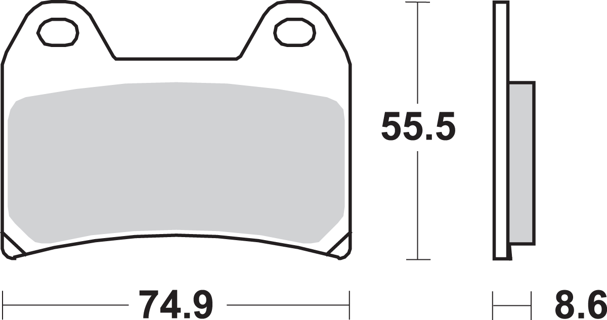 HS Brake Pads - 706HS 2020 - 2021