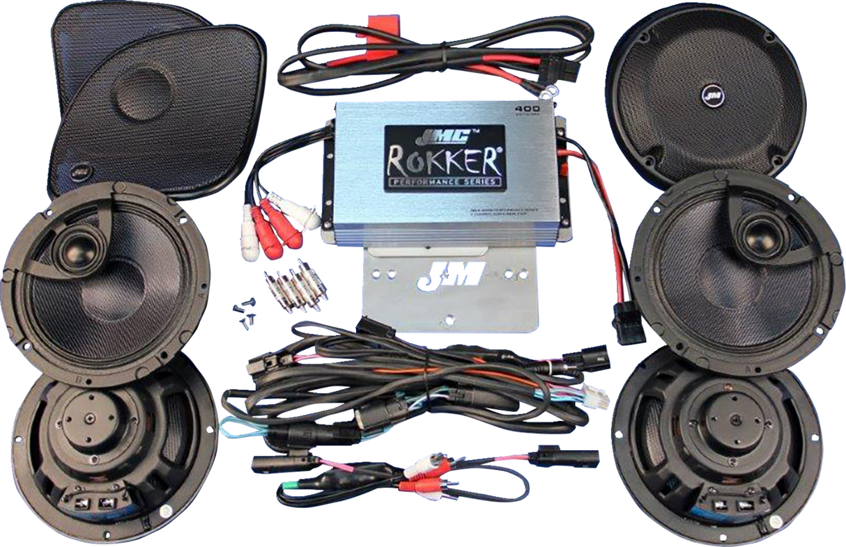 400 W 4-Channel Amplifier/Speaker Kit -\'16-\'23 FLTRU/FLTRK 2016 - 2023