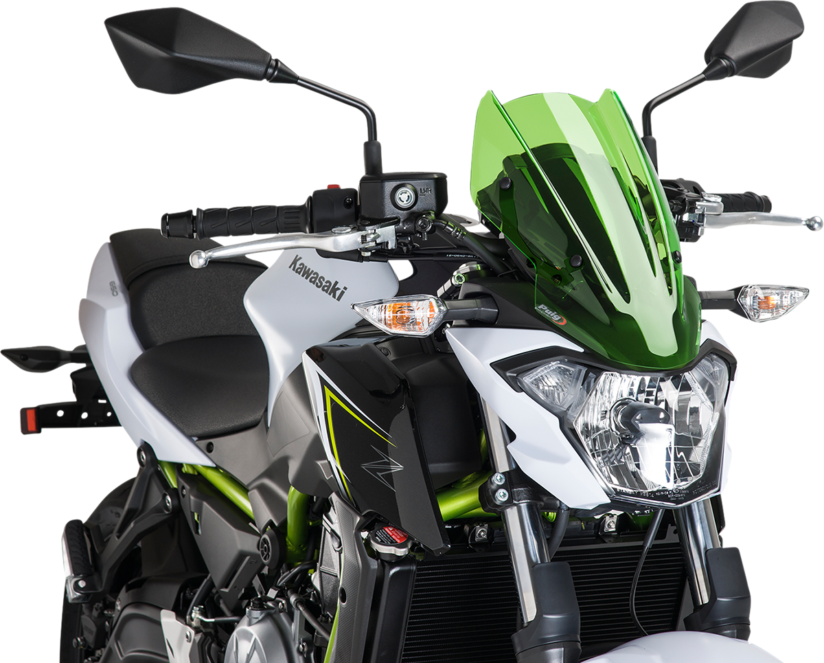 New Generation Windscreen - 13-3/8\" - Green - Kawasaki 2017 - 2019