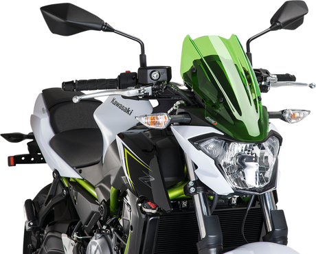 New Generation Windscreen - 13-3/8\" - Green - Kawasaki 2017 - 2019