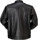 Deagle Leather Jacket - Black - Large