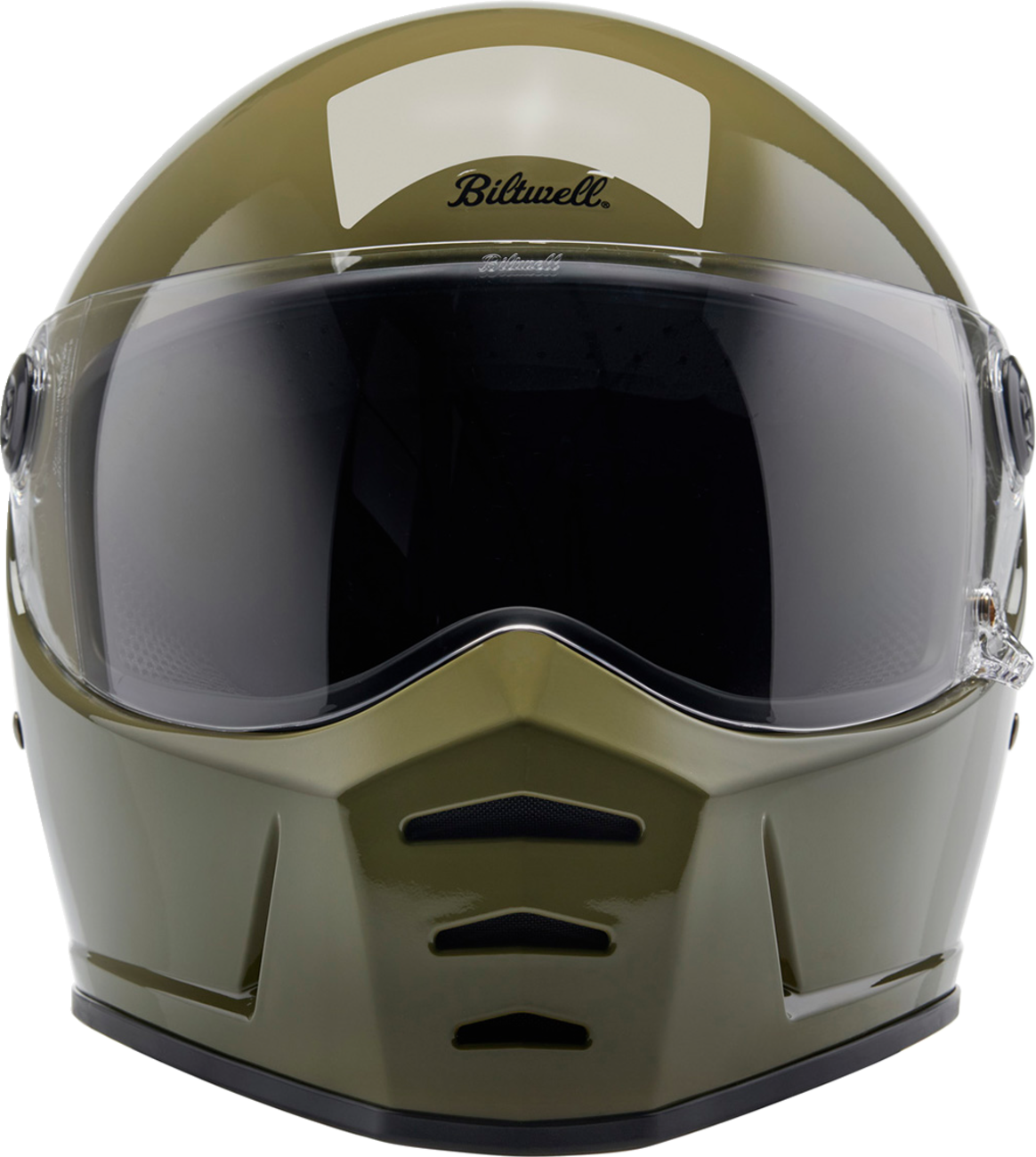 Lane Splitter Helmet - Gloss Olive Green - XS