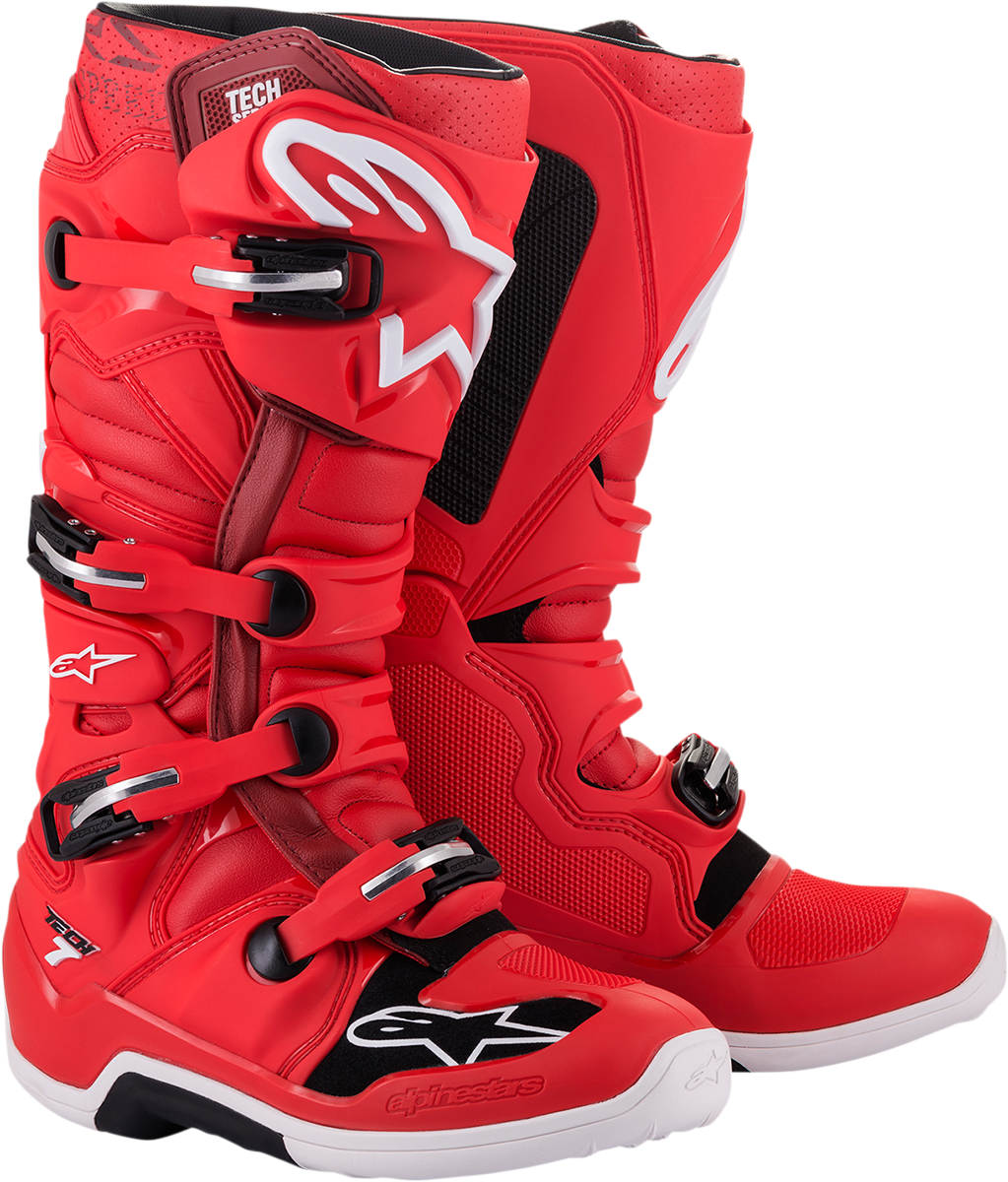 Tech 7 Boots - Red - US 7