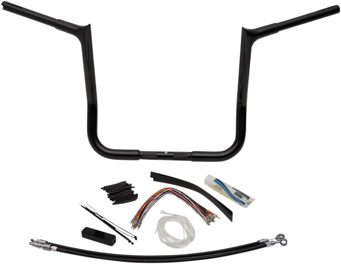 Handlebar Kit - Pointed Top - 14\" - Black 2008 - 2013