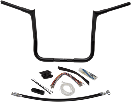 Handlebar Kit - Pointed Top - 14\" - Black 2008 - 2013