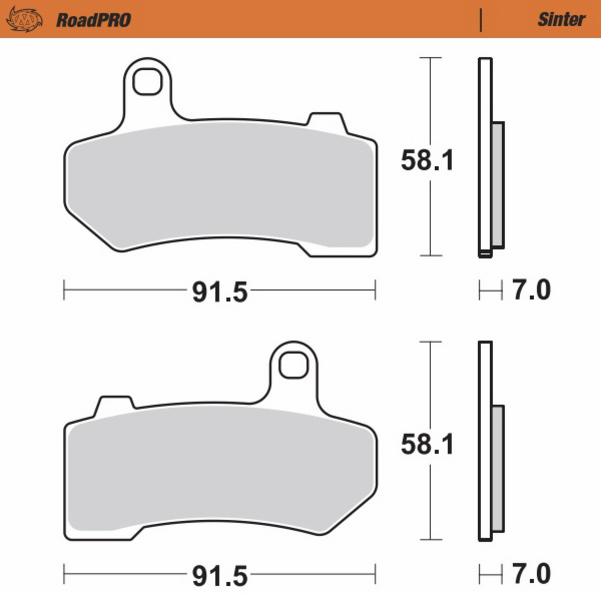 Brake Pads - Sintered Series 2006 - 2023