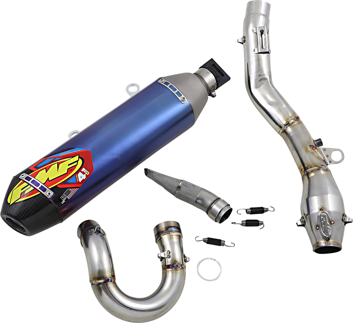 4.1 RCT Exhaust with MegaBomb - Anodized Titanium 2020 - 2022