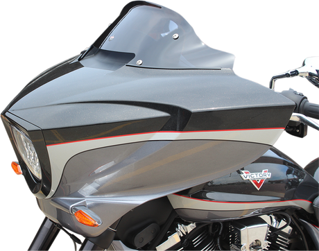 Flare Windshield - 20-1/4\" - Dark Smoke - Victory 2010 - 2017