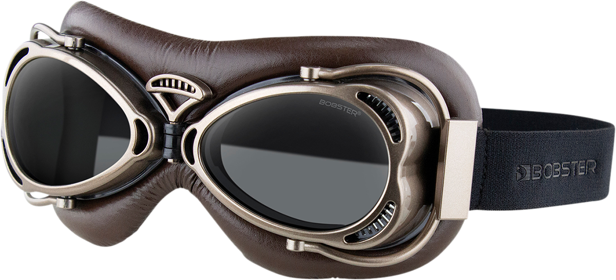 Flight Goggles - Matte Antique Brown - Smoke