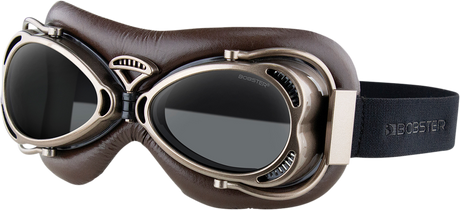 Flight Goggles - Matte Antique Brown - Smoke