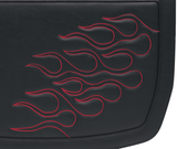 Flame Saddlebag - Dark Red - Jumbo