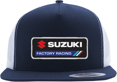 Suzuki Factory Hat - Navy/White