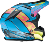 Youth F.I. Helmet - Fractal - MIPS® - Matte Blue/Hi-Viz - Large