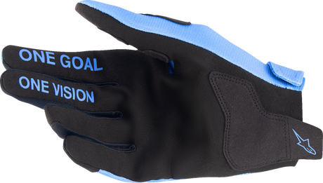 Youth Radar Gloves - Light Blue/Black - Large